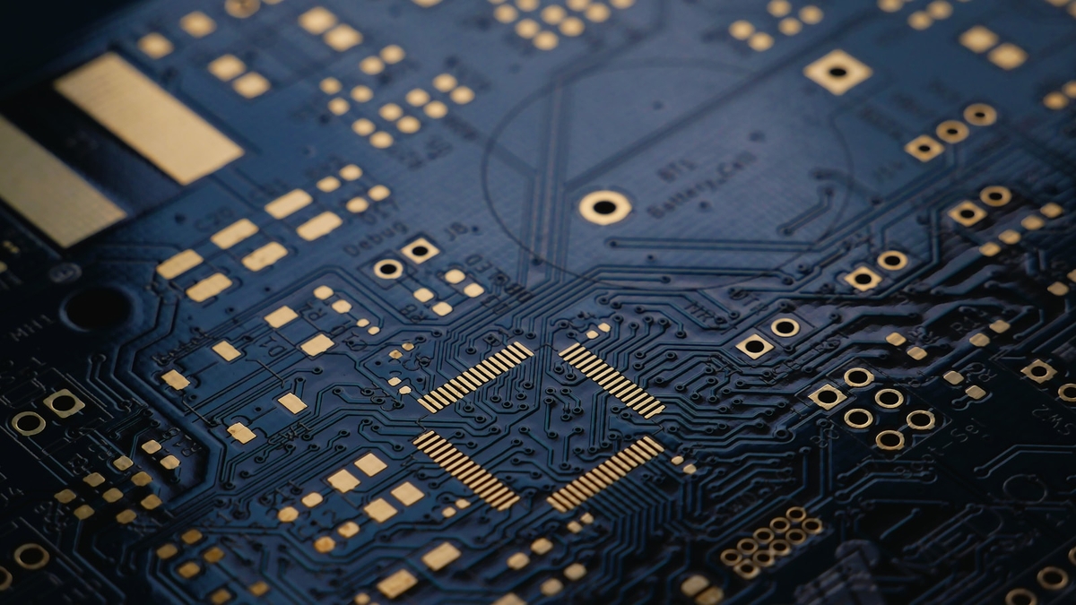 半導体回路基板の接写